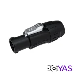 فیش پاورکن 4 پین سیترونیک مدل Seetronic SAC3FX