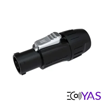 فیش پاورکن 4 پین سیترونیک مدل Seetronic SAC3FX